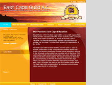 Tablet Screenshot of eastcapeguild.com